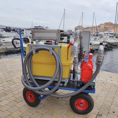 Borne de pompage mobile - Eco-pump - AZURETREND | ECOTANK | EMERGENSEA | MONAWA - pour marina / pour bateau / pour chantier naval