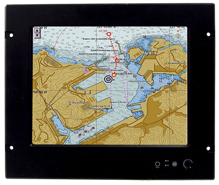 Moniteur pour navire - MCD-151 - Captec Ltd - multifonction / 15" / tactile
