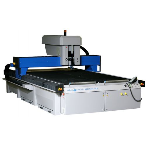 Machine de découpe CNC - MECALASE - MECANUMERIC - laser / électrique / plastique