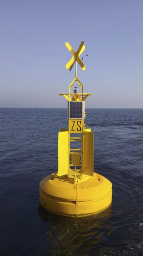 Bouée de balisage - RBM30 - Mediterráneo Señales Marítimas, S.L. - pour terminal portuaire / en polyéthylène / jaune