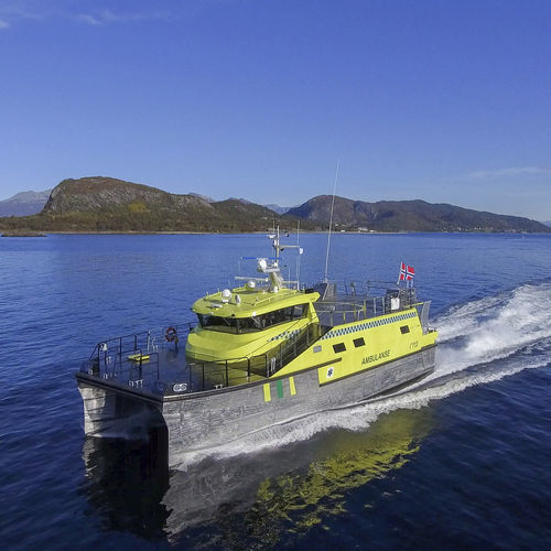 Bateau ambulance - ALUSAFE CAT 21 - Maritime Partner AS - catamaran / in-bord hydrojet / en aluminium