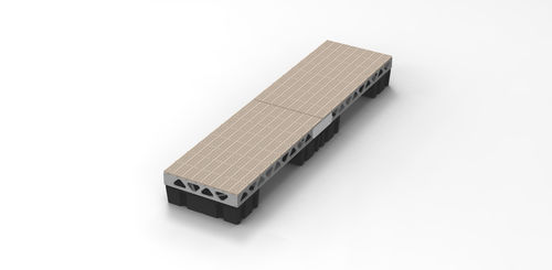 Ponton flottant - KFD4x16 - CanadaDocks™ - d'amarrage / pour marina / aluminium