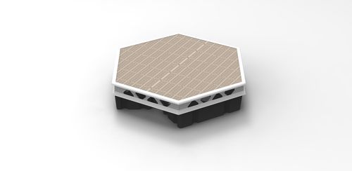 Ponton flottant - KHEX8x7-float - CanadaDocks™ - d'amarrage / pour base de loisirs / en béton