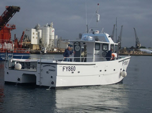 Bateau de pêche professionnelle - Cornish Lass - Catapult Catamarans Marine Projects Ltd - catamaran / in-bord