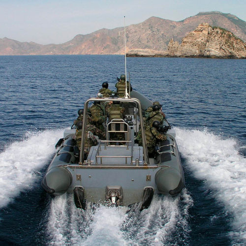 Bateau professionnel in-bord - TX-12.0 IB - Vanguard International - diesel / bateau pneumatique semi-rigide