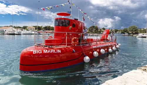 Bateau de travail - AGENA MARIN - bateau à passagers / bateau à fond de verre / in-bord