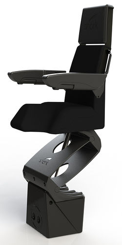 Siège jockey - LUXE - Shark Ltd. - pour bateau à usage professionnel / pour bateau pneumatique / avec suspension