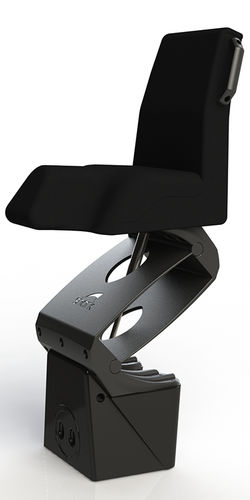 Siège jockey - XTRA - Shark Ltd. - pour bateau à usage professionnel / pour bateau pneumatique / avec suspension