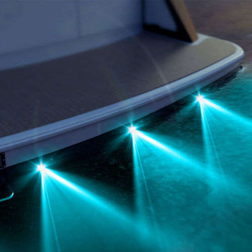 Éclairage sous-marin pour yacht - ATLANTIS™ - Aveo Engineering - pour ponton / à LED / passe-coque