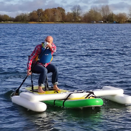 Siège pour stand-up paddle-board - STABIPADDLE  - TIKI FACTORY - rabattable / 1 place / noir