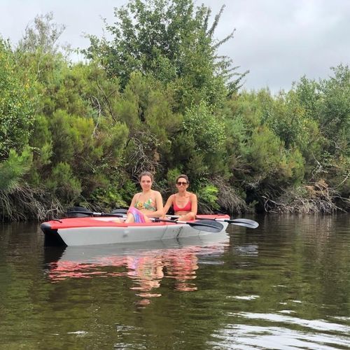 Kayak sit-on-top - 17 DOUBLE - TIKI FACTORY - gonflable / de mer / d'eau calme