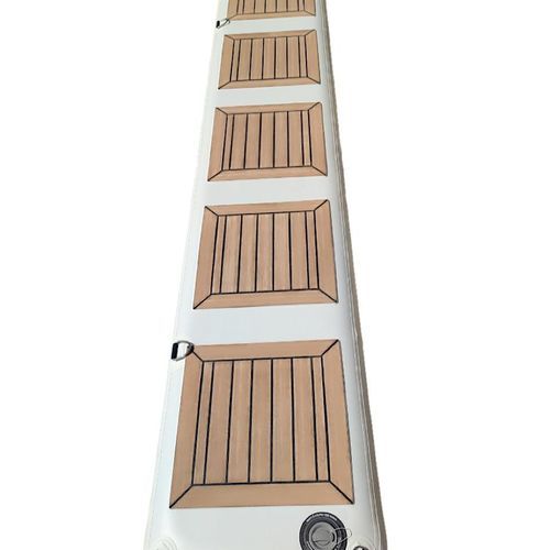Passerelle gonflable - PASSERELLE TEAK EXCLUSIVE - TIKI FACTORY - en teck / synthétique