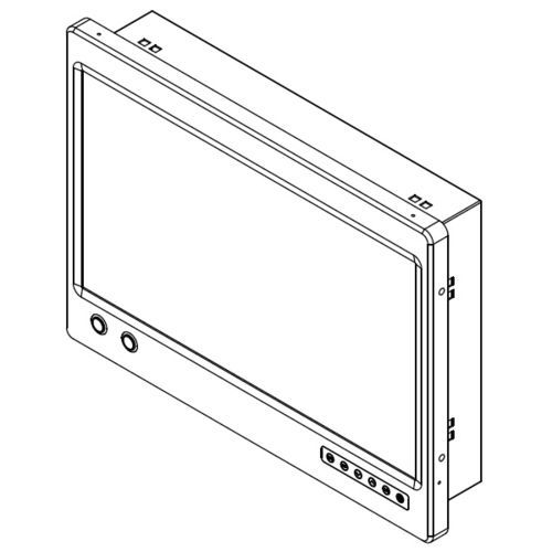 Moniteur pour bateau - TIM-W173SK - Tetradyne Co., Ltd - pour navire / pour yacht / multifonction