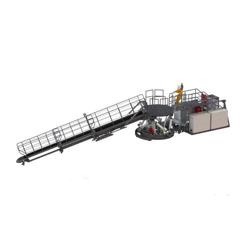 Passerelle pour navire de service offshore - L-Type - Ampelmann - télescopique / avec compensation de mouvement / hydraulique