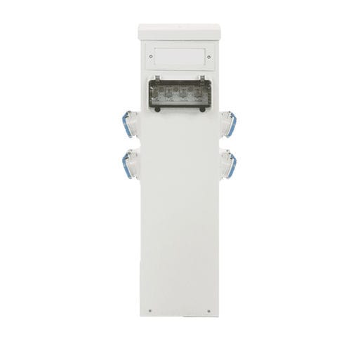 Borne avec éclairage intégré - OCTAN  - GAPE - de distribution électrique / de distribution d'eau / pour ponton