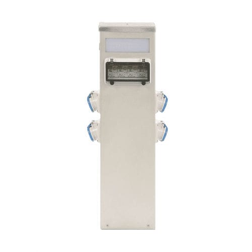 Borne avec éclairage intégré - OCTAN  - GAPE - de distribution électrique / de distribution d'eau / pour ponton