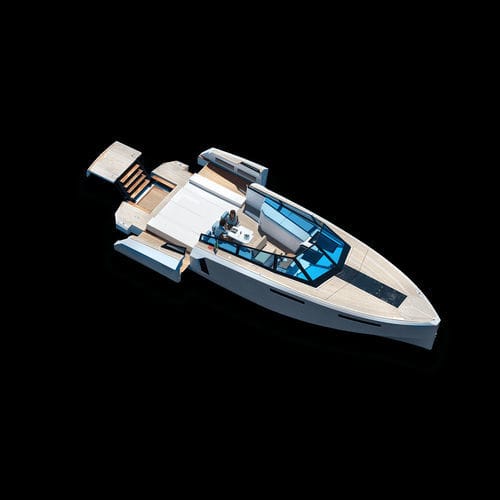 Vedette in-bord - R4 - Evo Yachts - diesel / bimoteur / coque planante