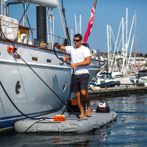 Plateforme gonflable - NautiBuoy Marine Ltd - multifonction / pour yacht / d'annexe