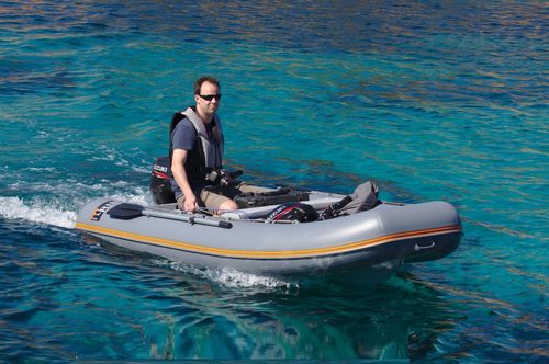 Bateau pneumatique hors-bord - F-RIB 360 - F-RIB - semi-rigide / pliable / open