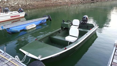 Jon boat hors-bord - STONE - SHARKSILVER ALUMINIUM BOATS - de pêche sportive / en aluminium / max. 4 personnes