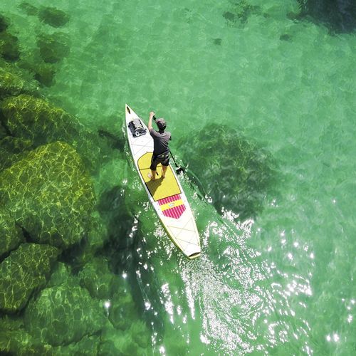 SUP gonflable - ROVER - Lakeshore Paddleboard Company - de randonnée / de pêche / de balade