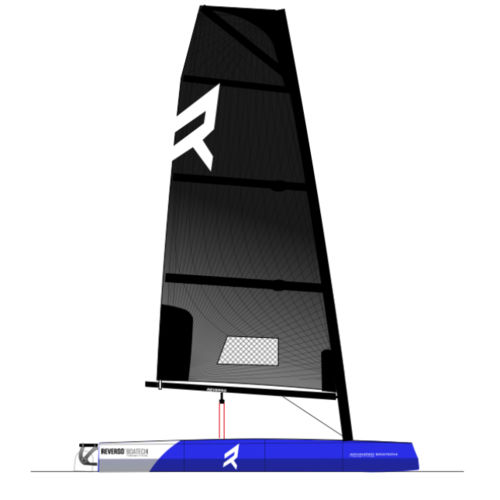Dériveur démontable - REVERSO AIR&reg; COBALT BLUE - Reverso Project - solitaire / double / traditionnel
