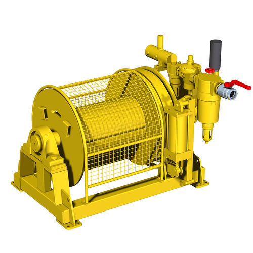 Treuil pour navire - MR 000P - Emce Winches - de remorquage / moteur pneumatique / tambour simple