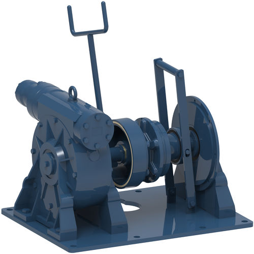 Guindeau hydraulique - W xxx H series - Emce Winches - pour navire / horizontal / sur le pont