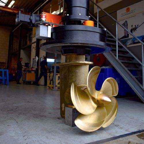 Propulseur azimutal - Poseidon Propulsion - monté sur pont / pour navire / électrique