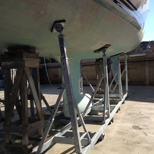 Berceau de bateau - VBV 20 - fgm tecnology - ajustable