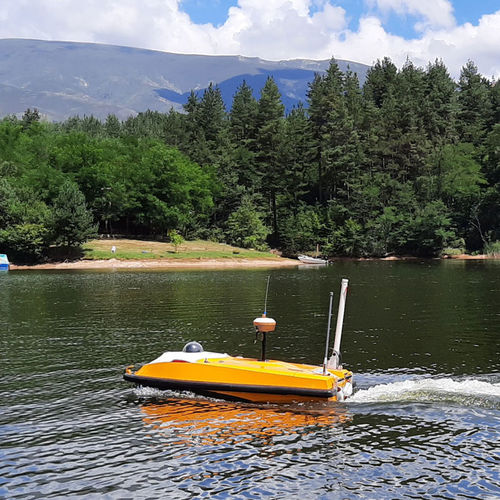 USV pour la détection d'objets sous-marins - SE40 - OceanAlpha Group Limited - télécommandé / électrique / monocoque