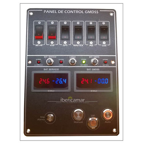 Tableau de commande pour bateau professionnel - GMDSS MF-HF - ibericamar, s.l. - pour navire / d'alarme / pour VHF