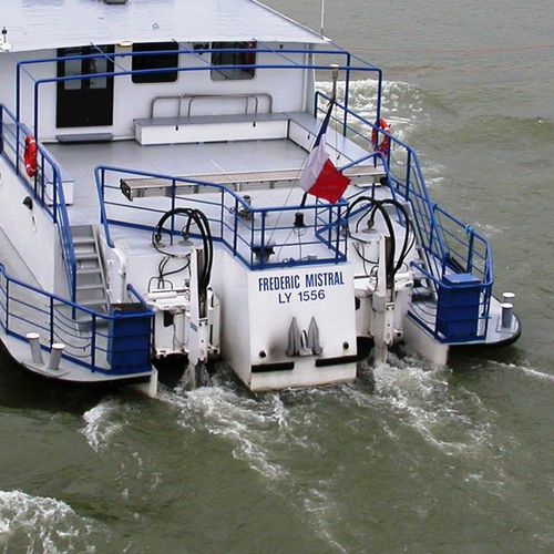 Propulseur gouvernail - 2700LD-R-08 - DWG Trading - externe / pour bateau / hydraulique