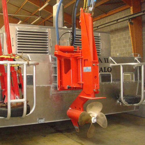 Propulseur gouvernail - 800HD-B-05 - DWG Trading - externe / pour bateau / hydraulique