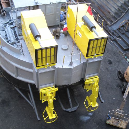 Propulseur gouvernail - 2400LD-B-10 - DWG Trading - externe / pour bateau / hydraulique