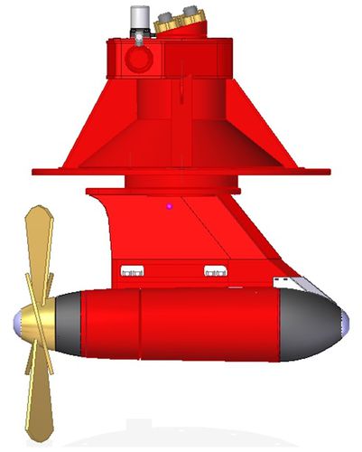 Propulseur gouvernail - 4200LD - DWG Trading - externe / pour bateau / hydraulique