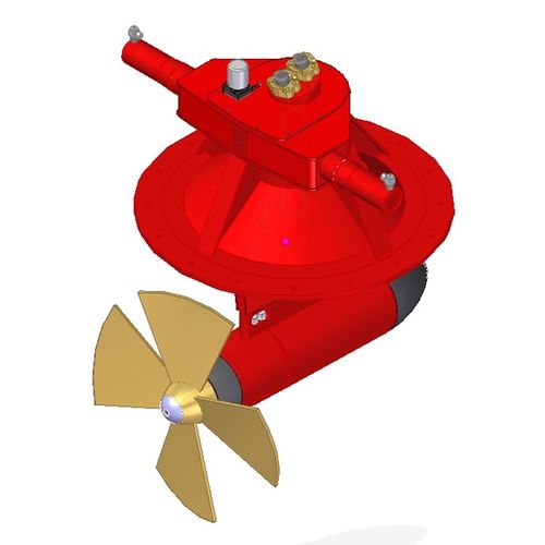 Propulseur gouvernail - 2400LD - DWG Trading - externe / pour bateau / hydraulique