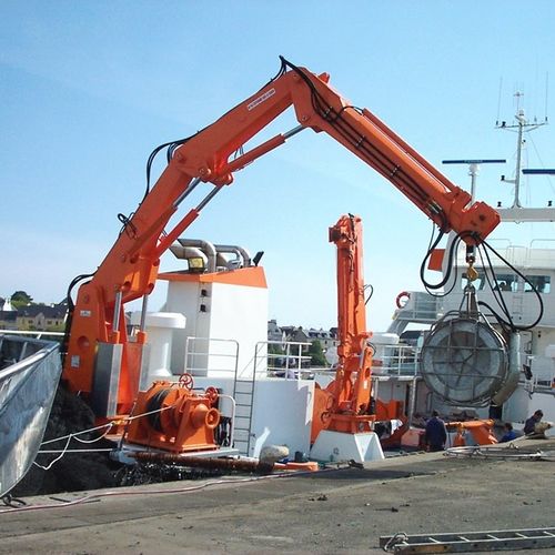 Grue pour navire - 40 TM series - DWG Trading - de pont / articulée