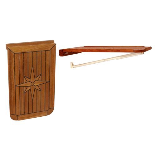 Plateau de table en teck - TB series - Eurodesign - pour bateau