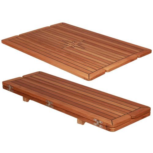 Plateau de table en teck - TW35 series - Eurodesign - pour bateau