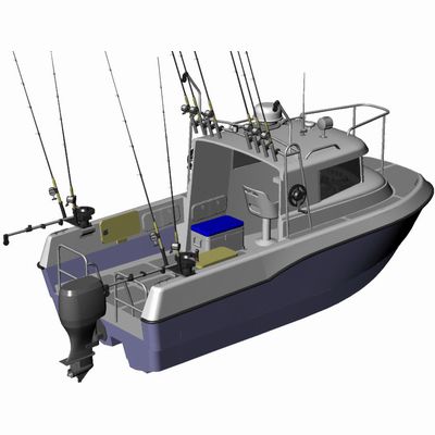 Bateau de travail - ST-5800 - Uniworkboats SIA - catamaran / hors-bord