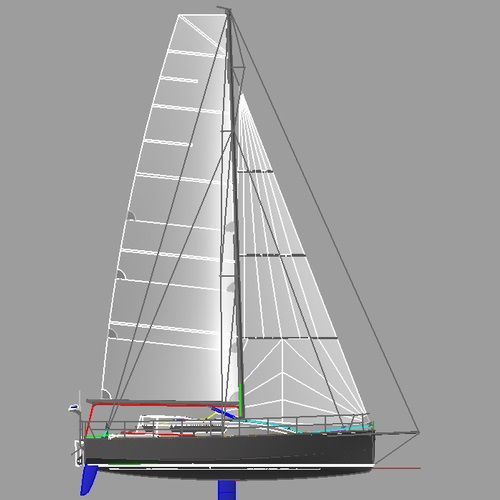 Voilier de croisière rapide - ST-40 "Anarquista Chika" - Uniworkboats SIA - de course océanique / 3 cabines / 2 cabines