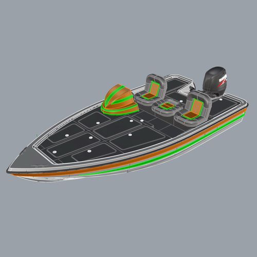 Bay boat hors-bord - ST-17 - Uniworkboats SIA - à double console / de pêche sportive
