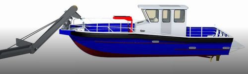 Bateau de travail - MARINER-1100 - Uniworkboats SIA - in-bord / diesel / en aluminium