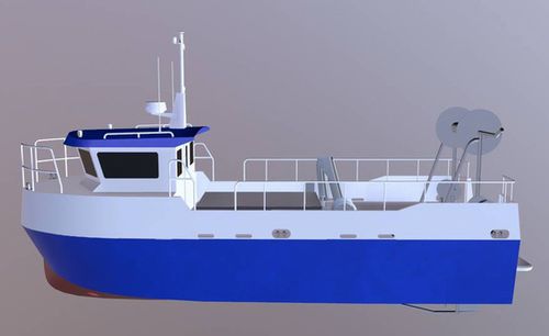 Bateau de pêche professionnelle - Mariner-36CF - Uniworkboats SIA - in-bord / diesel / en aluminium