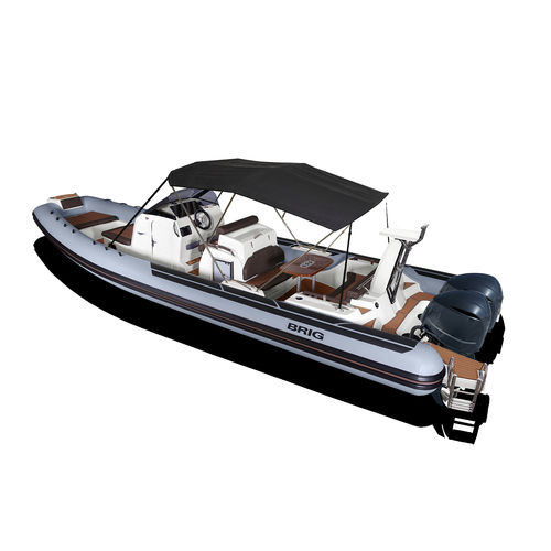 Bateau pneumatique hors-bord - EAGLE 10  - Brig U.S.A. LLC - bimoteur / semi-rigide / à console centrale