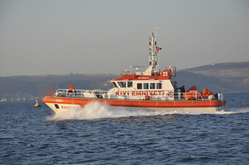 Bateau de recherche et sauvetage - KIYEM 3 - Ozata Shipyard - in-bord / en aluminium / auto-redressant