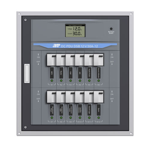 Unité de distribution d'alimentation pour bateau - DC PDU DSB 12V/30A-12 Sub Motorized Panel - APM TECHNOLOGIES (Dongguan) Co., Ltd