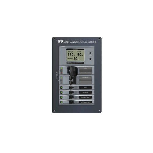 Unité de distribution d'alimentation pour bateau - AC PDU Main Panel, 230VAC/4 Positions - APM TECHNOLOGIES (Dongguan) Co., Ltd