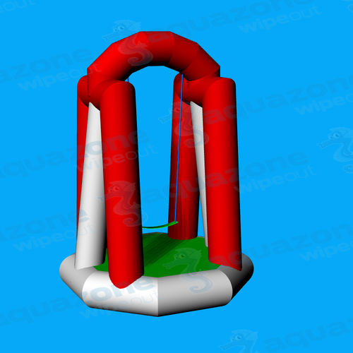 Jeu aquatique balançoire - AQUAZONE parc aquatique - pour base de loisirs / gonflable / flottant